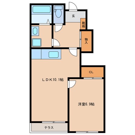 カデットエスの物件間取画像